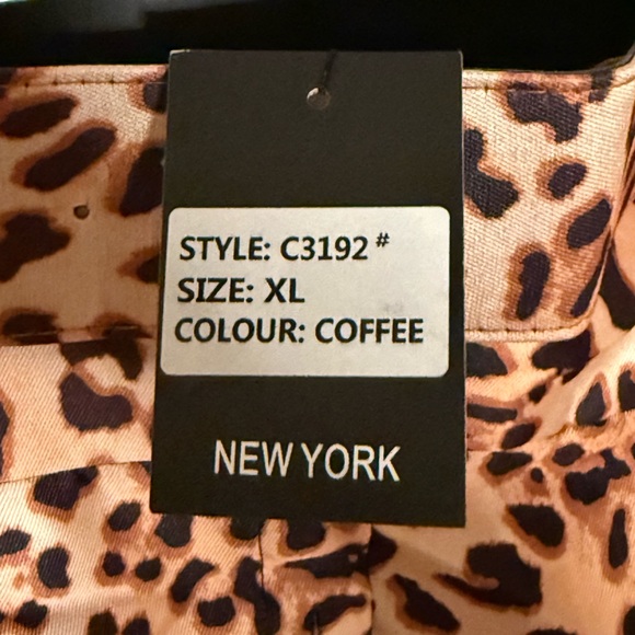 Leopard Print Women's Skirt - Picture 2 of 3